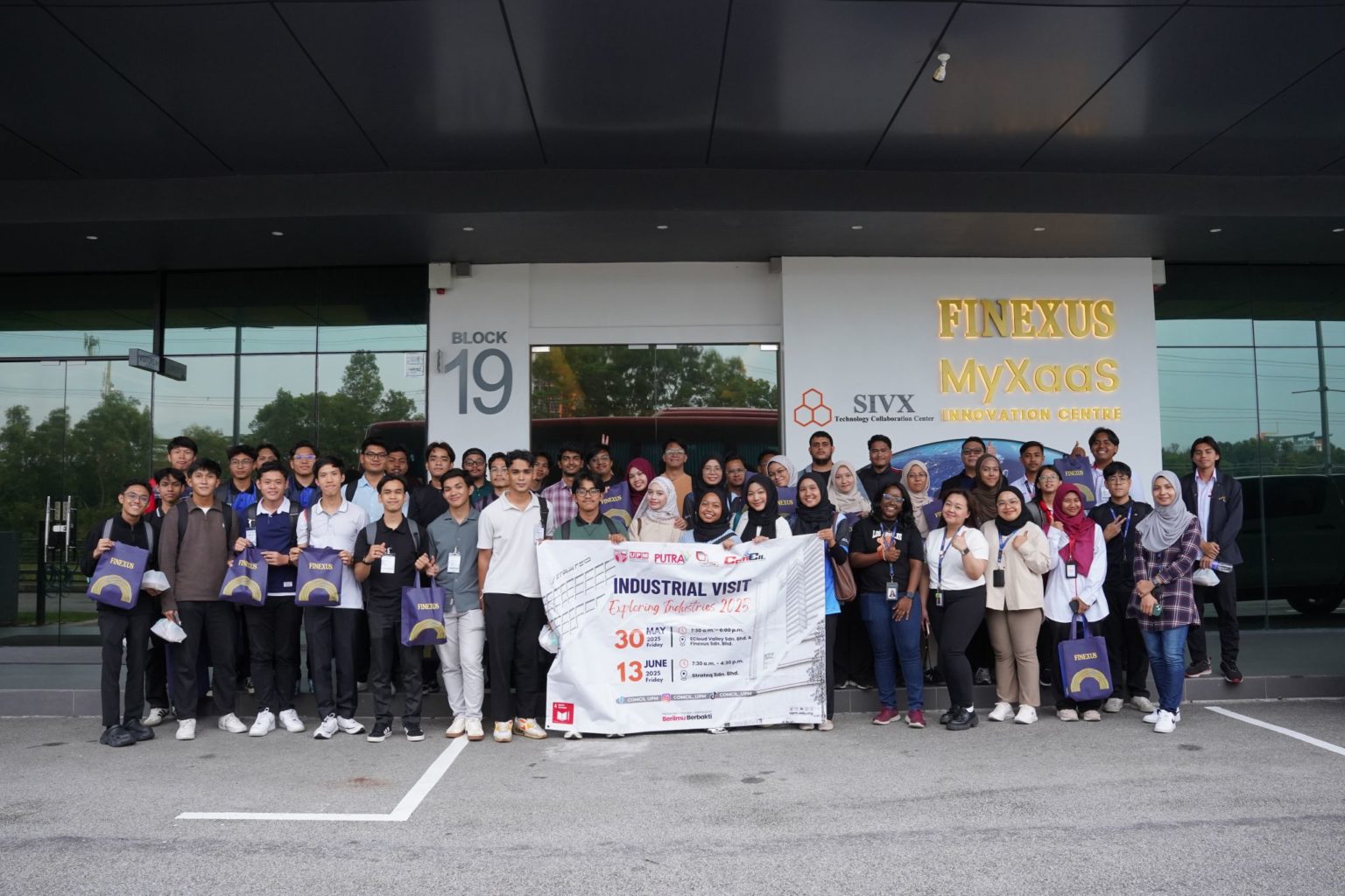 Universiti Putra Malaysia (UPM) students' visit to the MyXaaS Innovation Centre in Cyberjaya